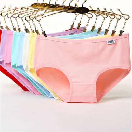 Export Quality Comfortable Stylish Panties For Woman 6 pcs Combo Pack Cotton Fbarices - Panty - Panty