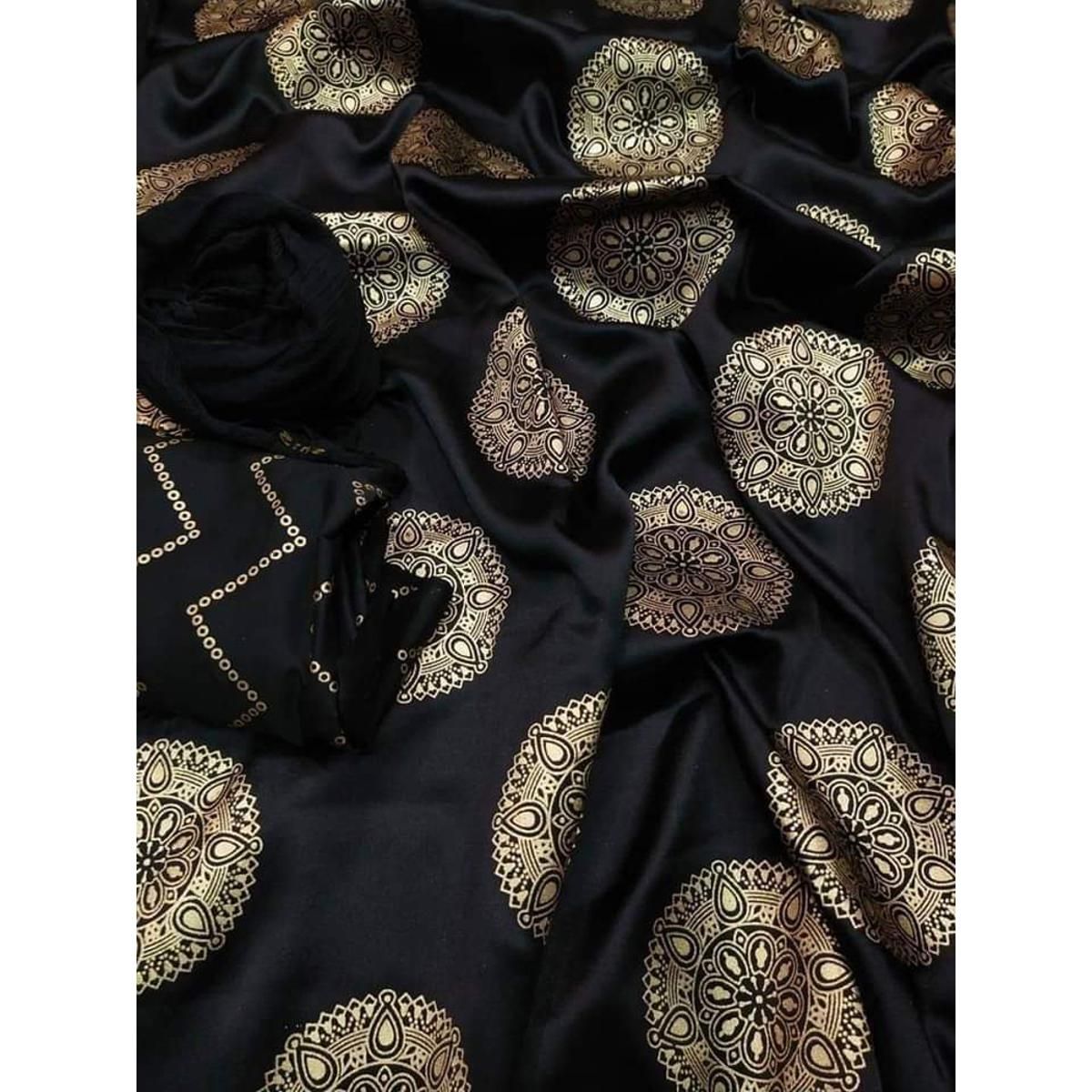 Latest Samu Silk Afsan Screen Print Shalwer Kameez For Women
