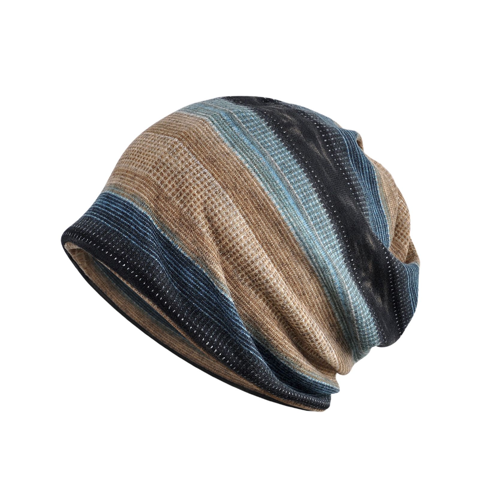 Winter Scarf Cold-resistant Patchwork Knitted Running Cap Hat