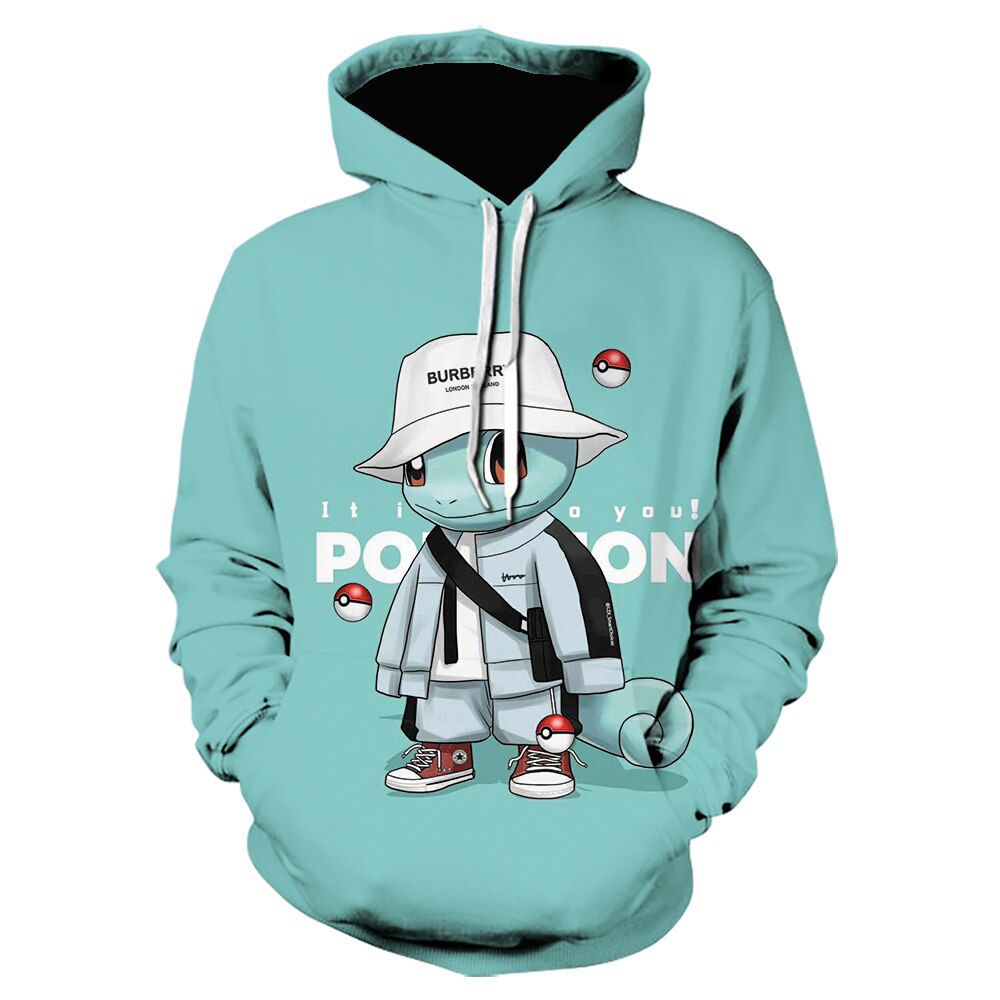 Spring And Autumn 3d Printing Men's And Women's Hoodie Children's Fashion Cartoon Anime Long Sleeve Harajuku Top