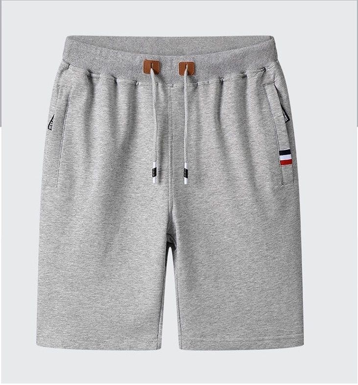 【M-8XL】125KG Can Wear Polyester Large Plus Size Fat Oversize Mens Five-Point Pants Loose Casual Sports Shorts With Pocket Zipper Summer