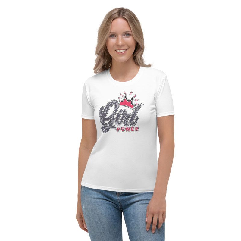 Girl Power Design T-Shirt for Summer Collection