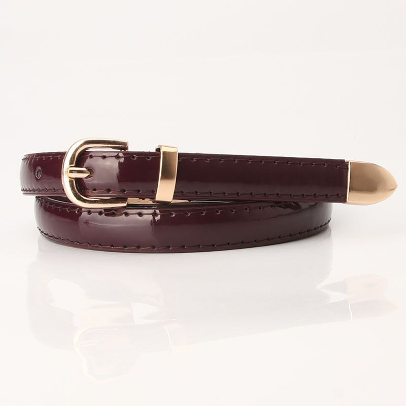 Loldeal 1.4x105cm New Women's Thin Belt Simple Fashion Candy Color Decorative Small Belt With Dress Coat Sweater Belt For Women