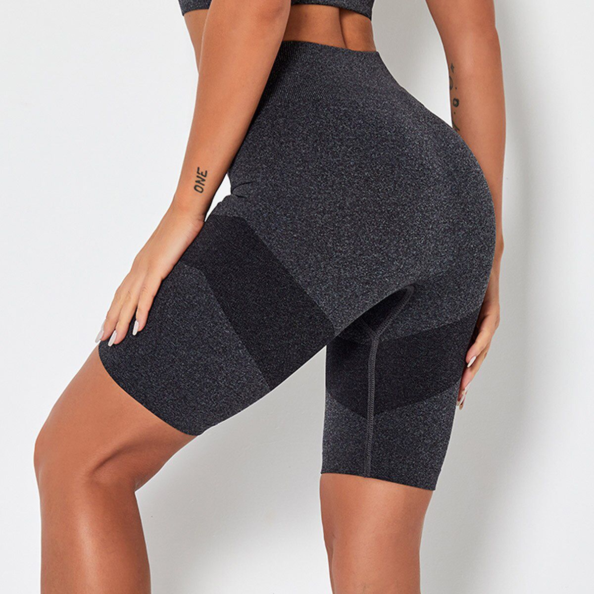 New Style High Waist Seamless Leggings Gym Shorts Fitness Yoga Short Scrunch Sports Yoga Shorts Spandex Pink Short Pants