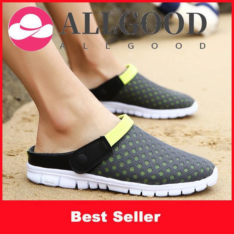 Waterproof Lazy Shoes for Man Summer  Korean Fashion Mens Shoes Light Footwear Breathable Beach Young sandals for men