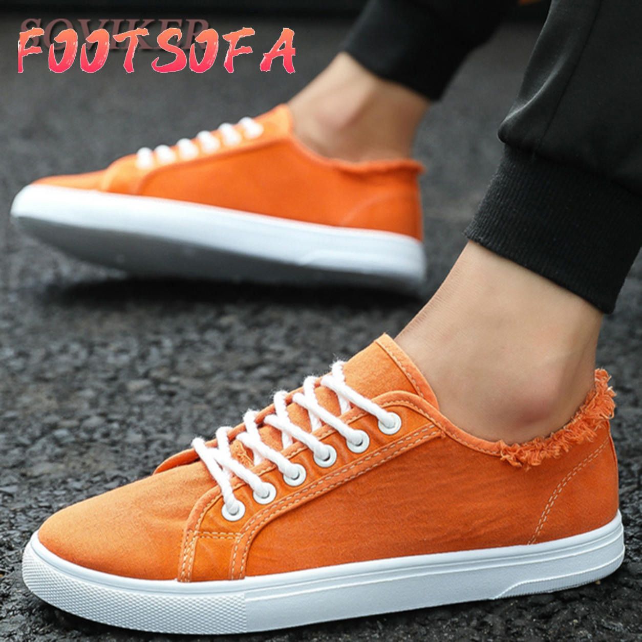 Men's Shoes Men Half Slippers Canvas Shoes Men Fashion Korean Style Flats Shoes Men Comfortable Casual Shoes Men Outdoor Walking Shoes