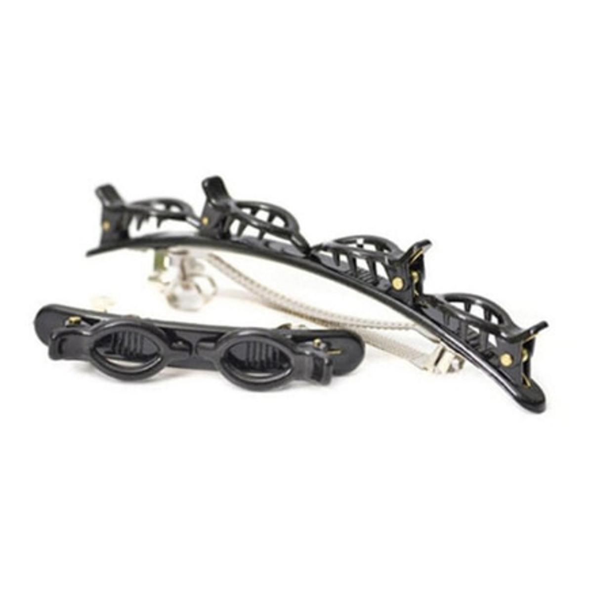 Black Braider Hair Clip Burst Pin Hairdo Bring Hair Hoop Multi-storey Wisp Air Weave Head Hoop Styling Tool