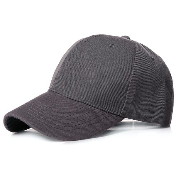 Brand Men Women Color Baseball Caps Plain Sun Visor Summer Fashion Cotton Adjustable Snapback Hip Hop Hat
