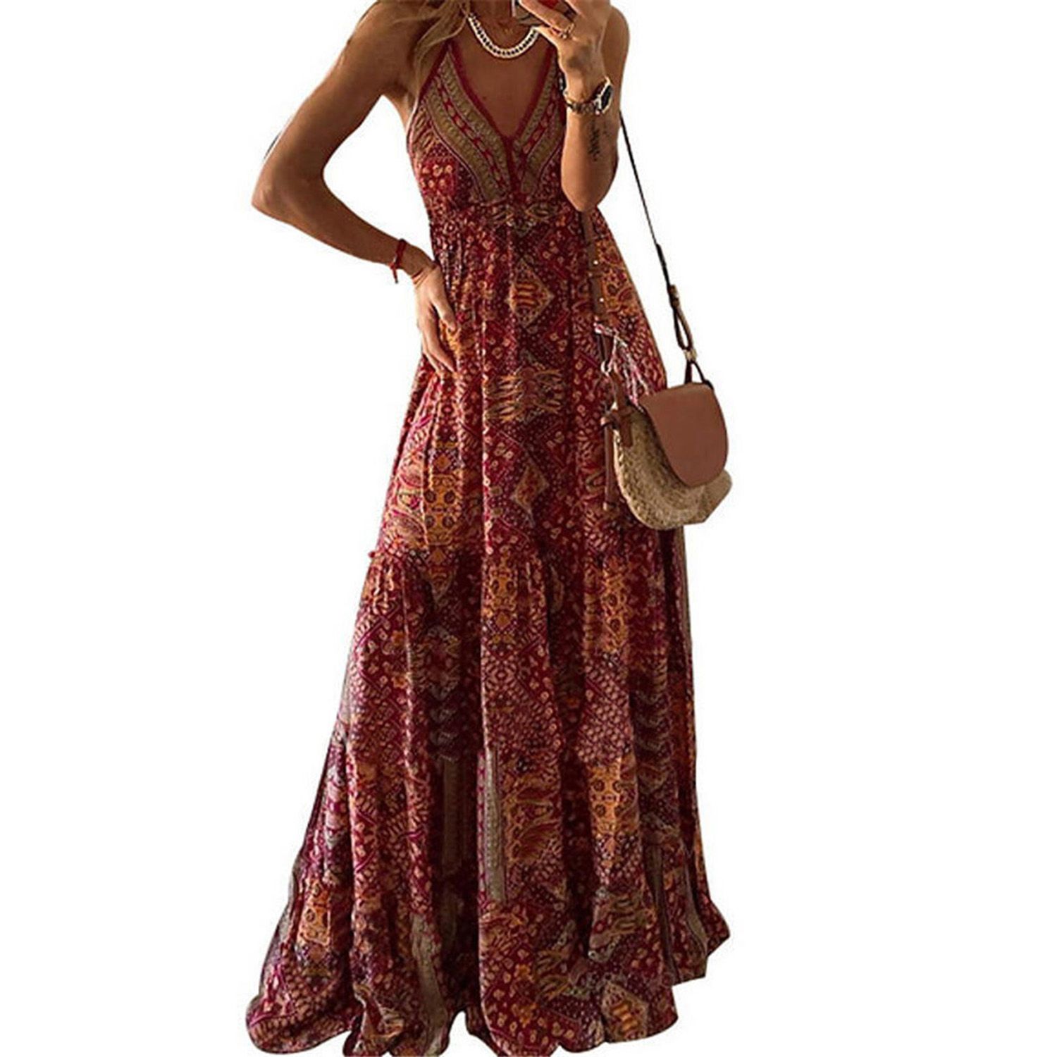 Casual Dress Breathable High Waist Women Dress