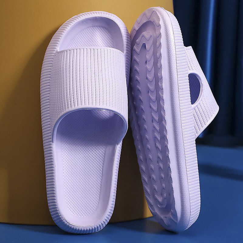 Home Slippers Summers Thick Platform Womens Sandals Indoor Bathroom Anti-slip Slides Ladies men's Shoes mules