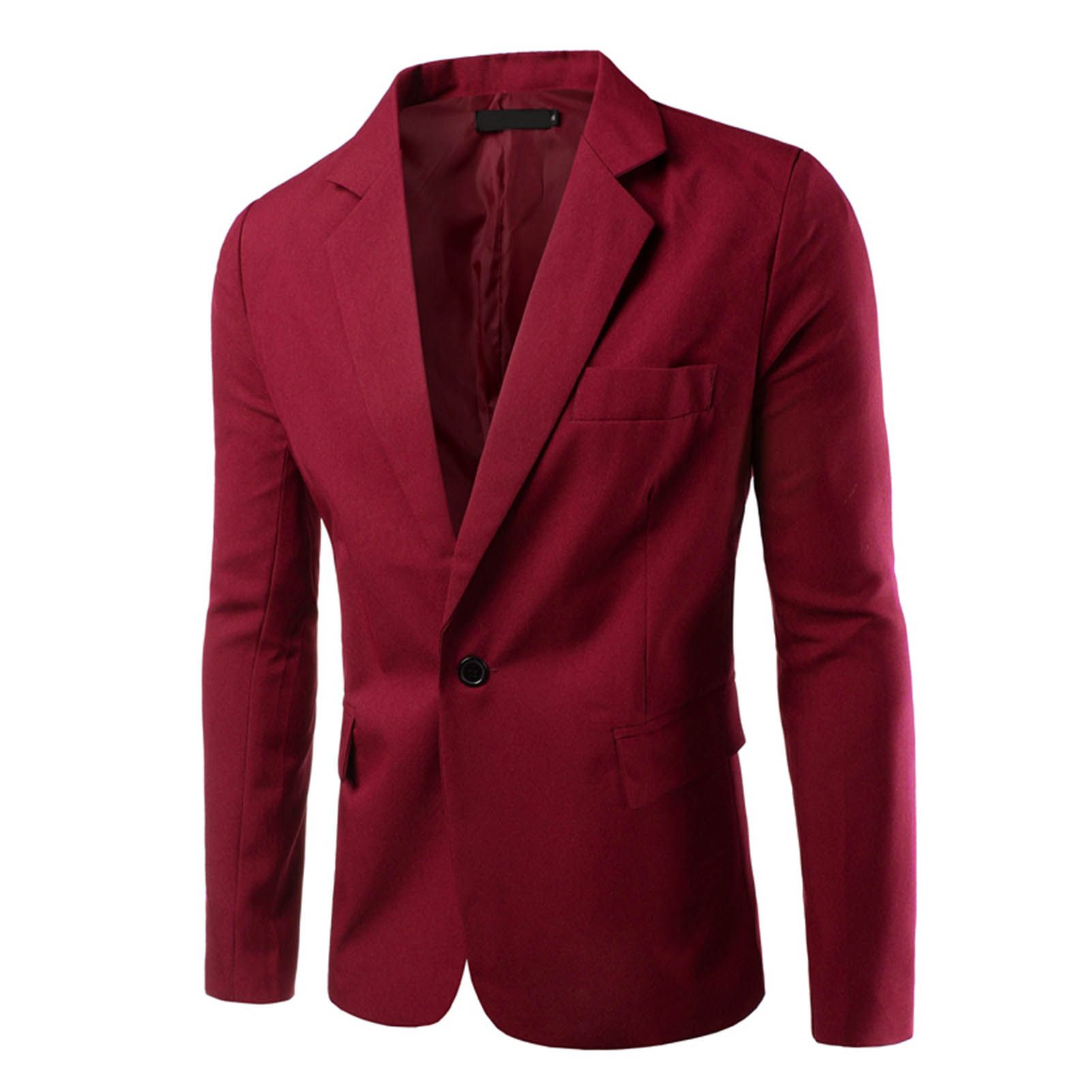 Spring Suit Coat Single Button Great Stitching Winter Blazer