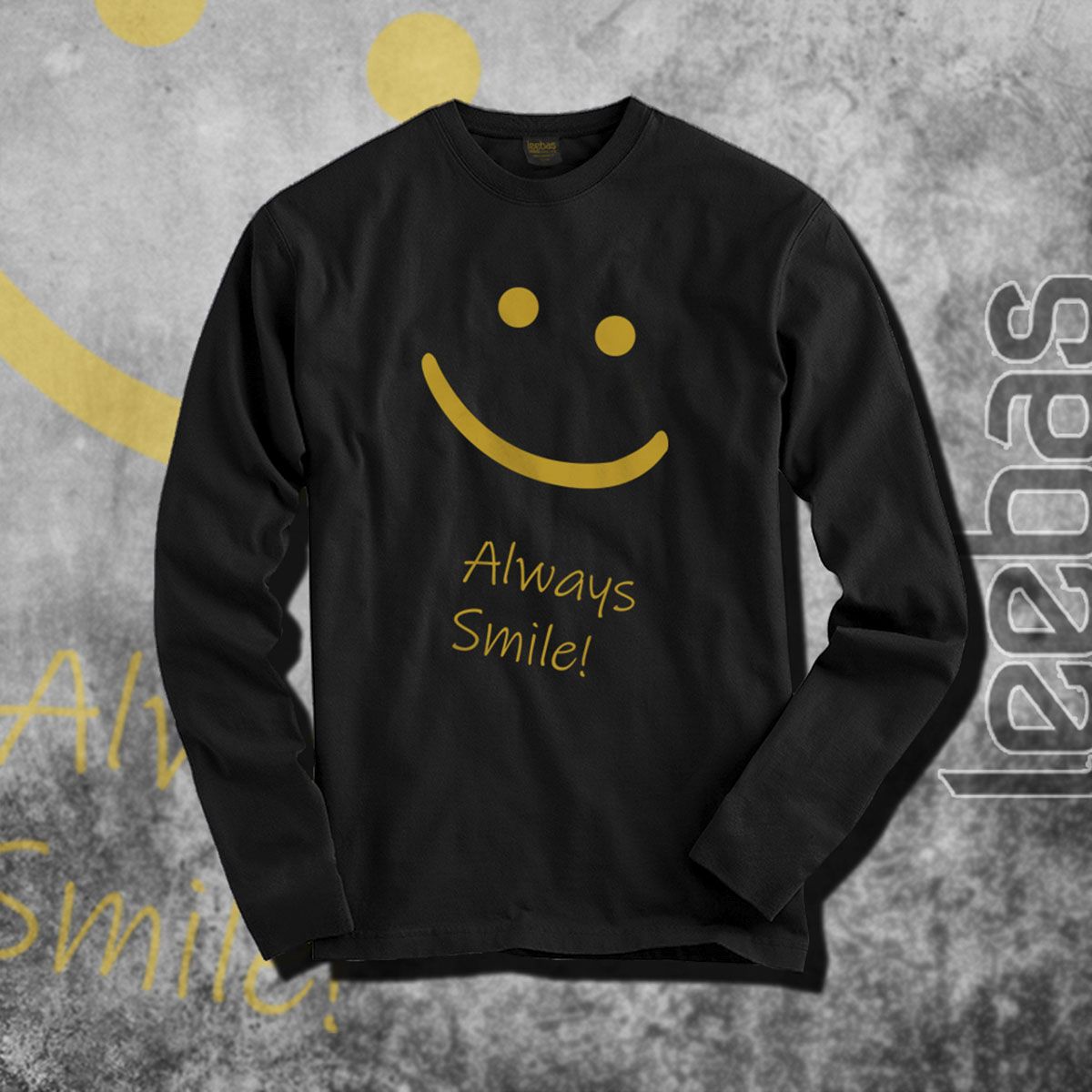 Cotton Graphic Full Sleeve Tshirt  for Winter Mb106 - Tshirt  - T Shirt For Man