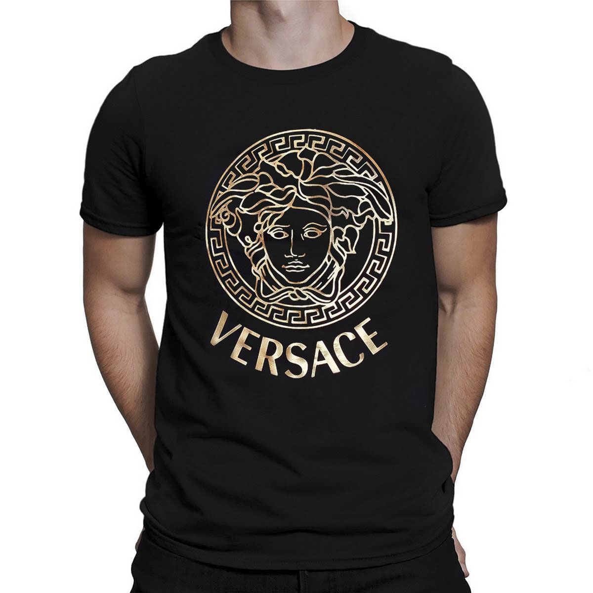 Versace Premium and Export Men's Half Sleeve Cotton T-shirt
