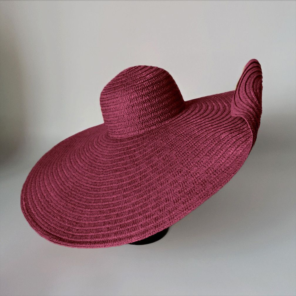 70cm Super Bigger Brim Wide Straw Hats For Women Foldable Paper Beach Hat Summer Sun UV Hats Stage Cap Dropshipping