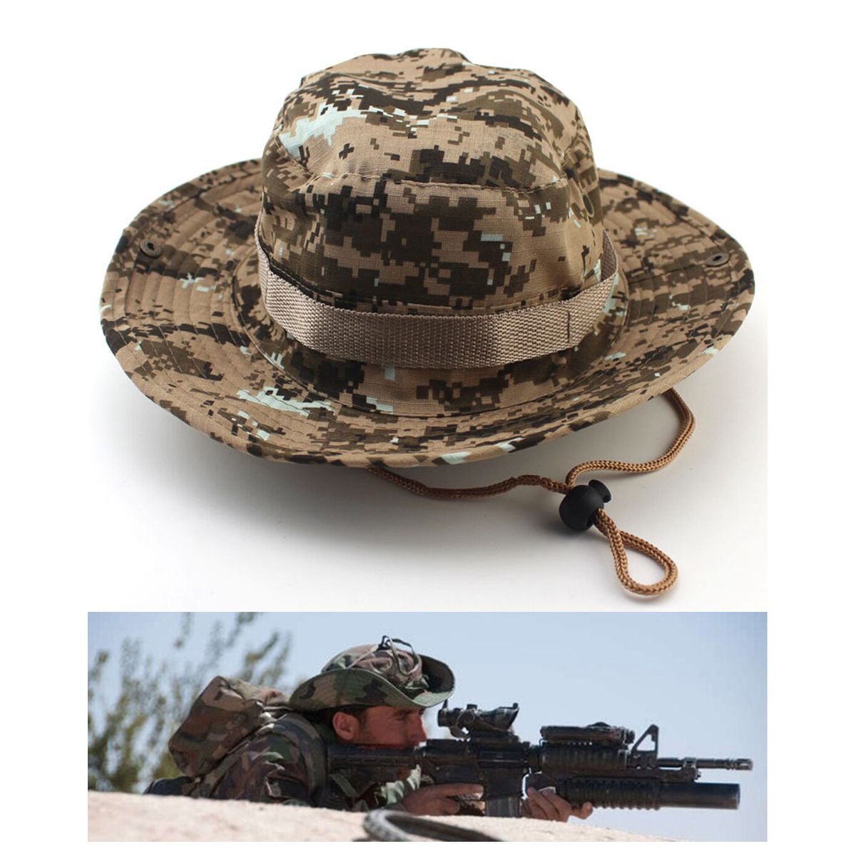 Outdoor Bush Boonie Jungle Bucket Fishing Hats