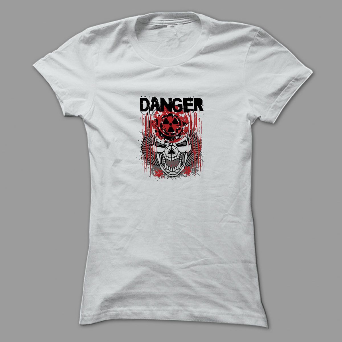 Danger Skull T-shirt  Taz Fashion