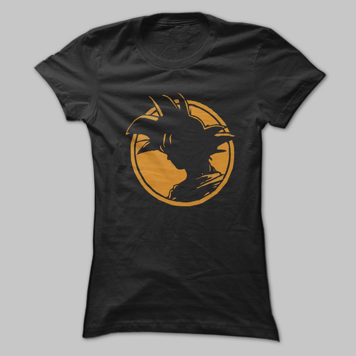 Angry Goku Black Cotton T-shirt  Taz Fashion