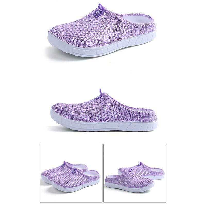 Womens Casual Clogs Breathable Beach Sandals Valentine Slippers Summer Slip On Women Flip Flops Shoes Home Shoes For Uni