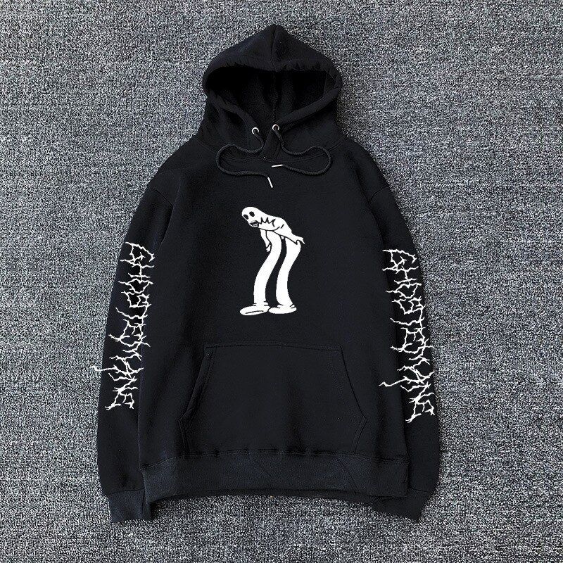 pular rapper European and American product hot-selling hot-selling Ghostemane hot-printed -hop hooded warm  jack