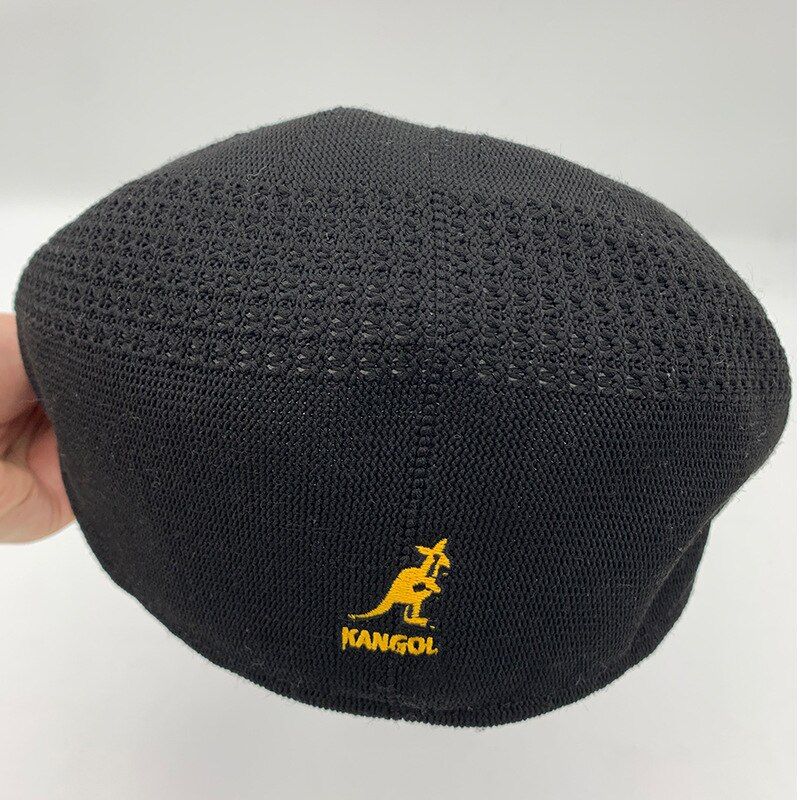 2020 Kan-Style Thin Type for Spring and Autumn Knitted Beret Women's Net Red Solid Age-Reducing Hat