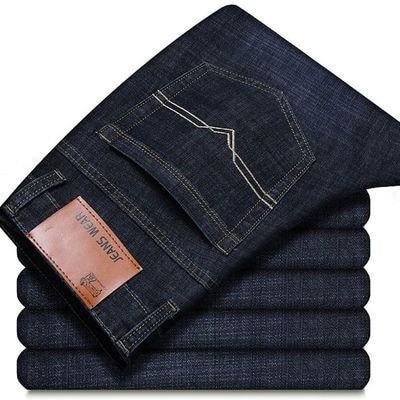 Men  2020 New Winter Warm Jeans Flannel Stretch High Quality Jean Trousers Men Spring Casual Fashion Business Men's Pants
