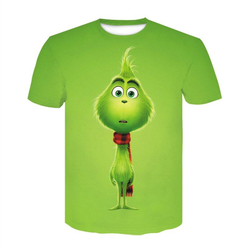 Summer men's T shirt Shrek 3d print funny t-shirts streetwear fashion  hop round neck short-sleeved oversized t shirt