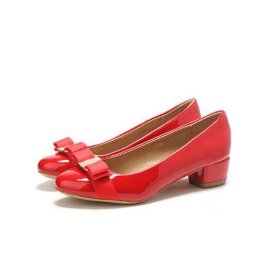 Summer New High Heels Shoes Women Pumps Patent Round Top Ladies Party Sandals Shoes