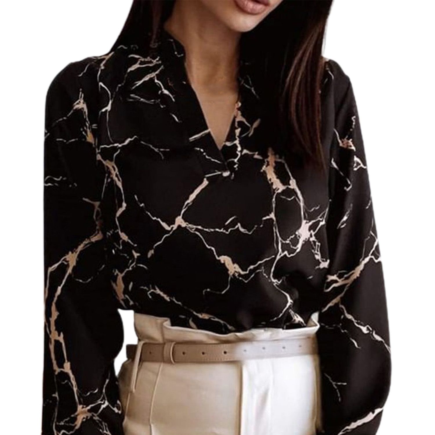 Women Top All Match Casual Spring Blouse