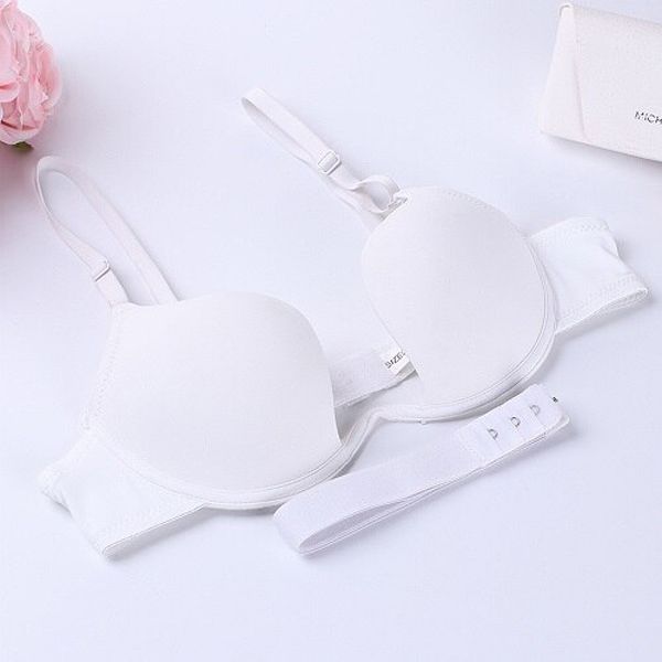 BH Ladies Deep U Bra Women Underwear Backless  Underwire A B 70 75 80 85 Push Up Girls  Bras Lingeries brasier mujer