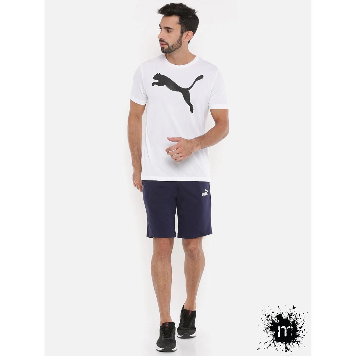 Navy blue Mans Comfortable Cotton Cargo Shorts /Half Pants