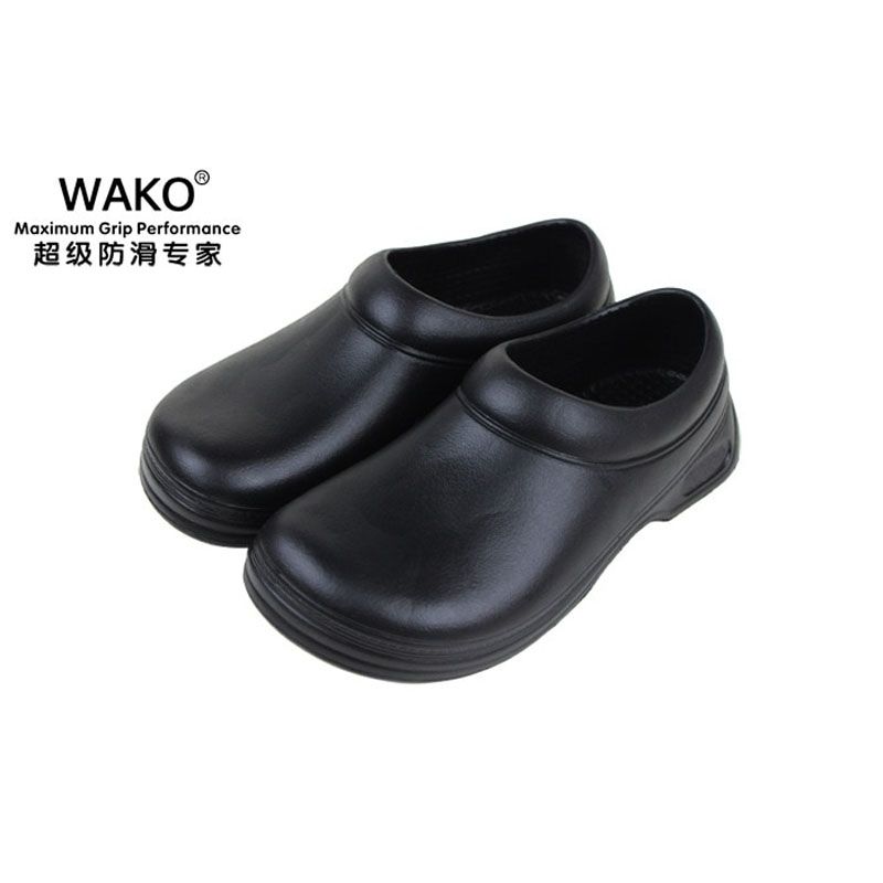 WAKO  Men Chef Kitchen Working Shoes Casual Flat Work Shoe For Uni Cook Working shoe Men