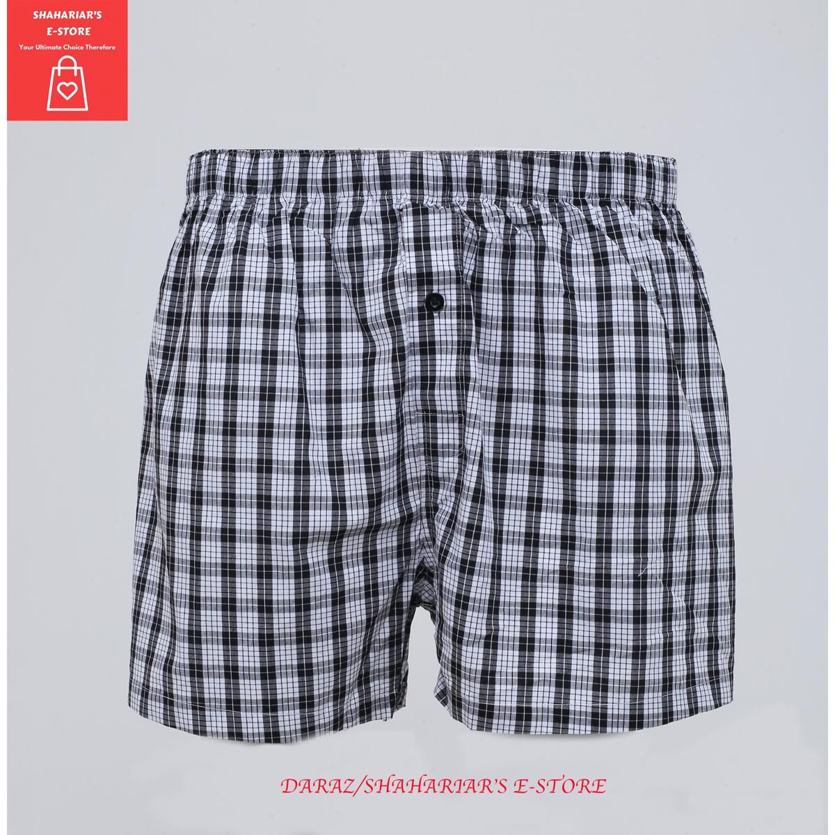 Gents Export Quality Premium Boxer/ Pure Cotton Short and long Underwear for Men- Shahariar's E-Store - Under Wear For Men
