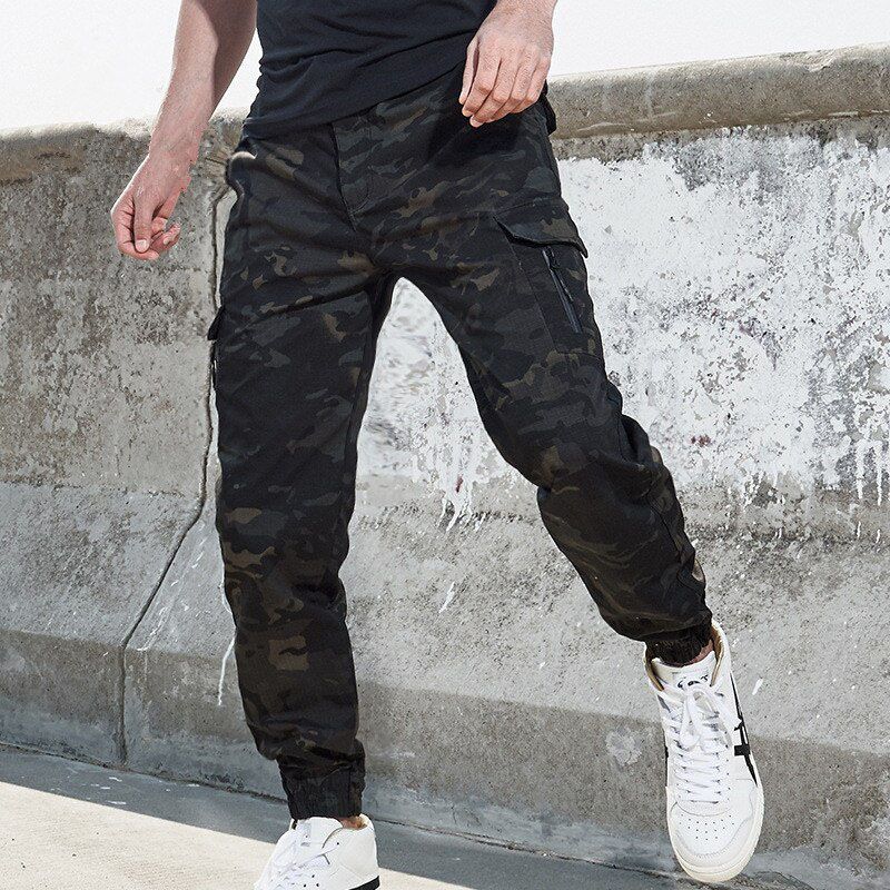 Spring Autumn Tactical Pants Men Casual Waterproof   Trousers Joggers Streetwear Stretch Cargo Pants