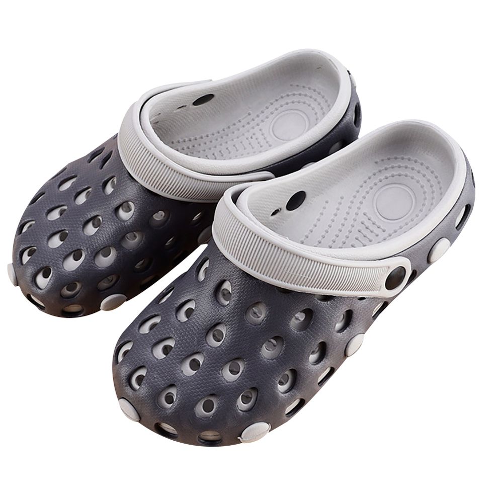Men Women Summer Closed Toe Multi Holes Anti-skid Slippers Sandals
