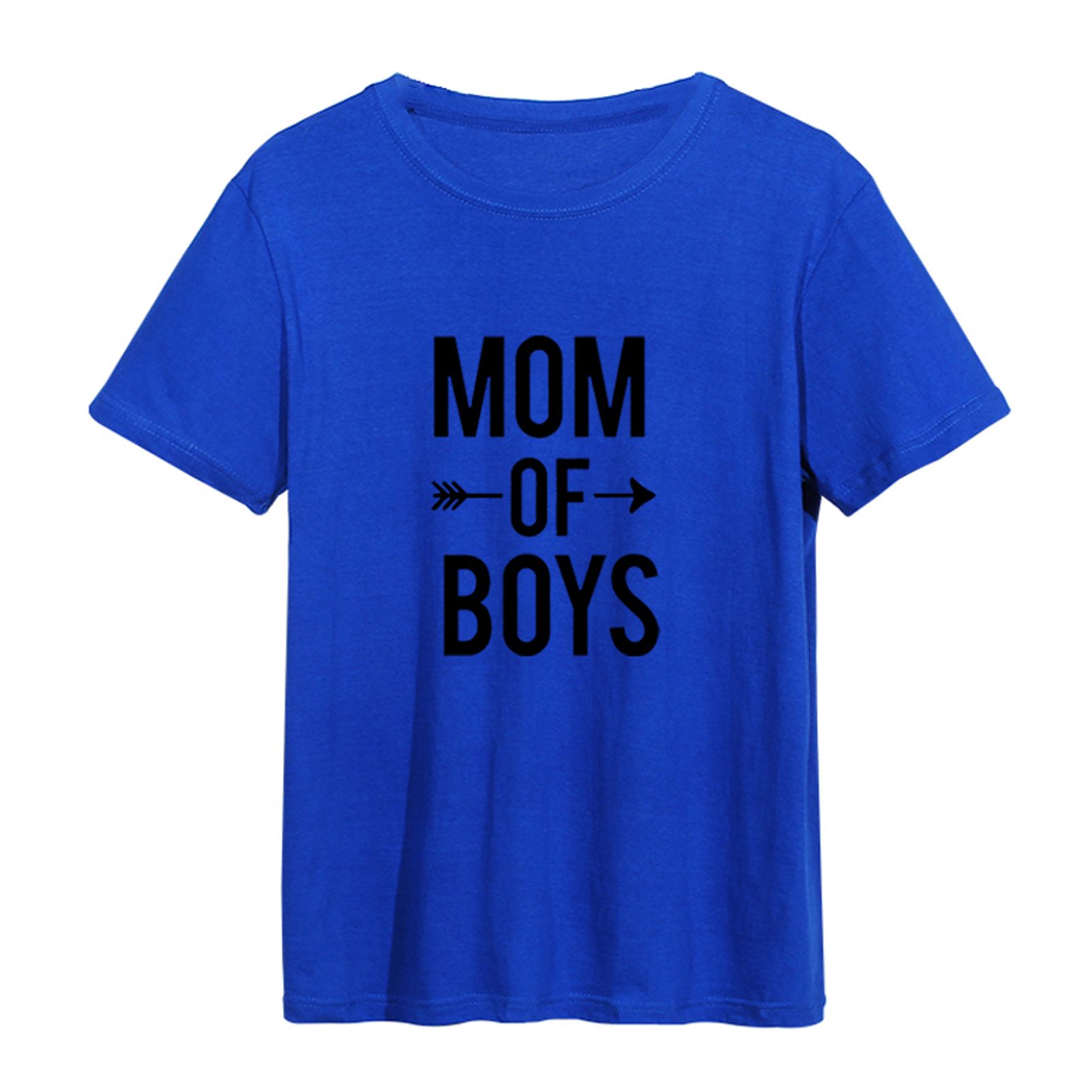 Women Tee Top Anti-deform Letter Printed Loose Women T-shirt