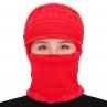 Women Winter Knitted Hat Windproof Warm Neck Gaiter Outdoor Riding Bal