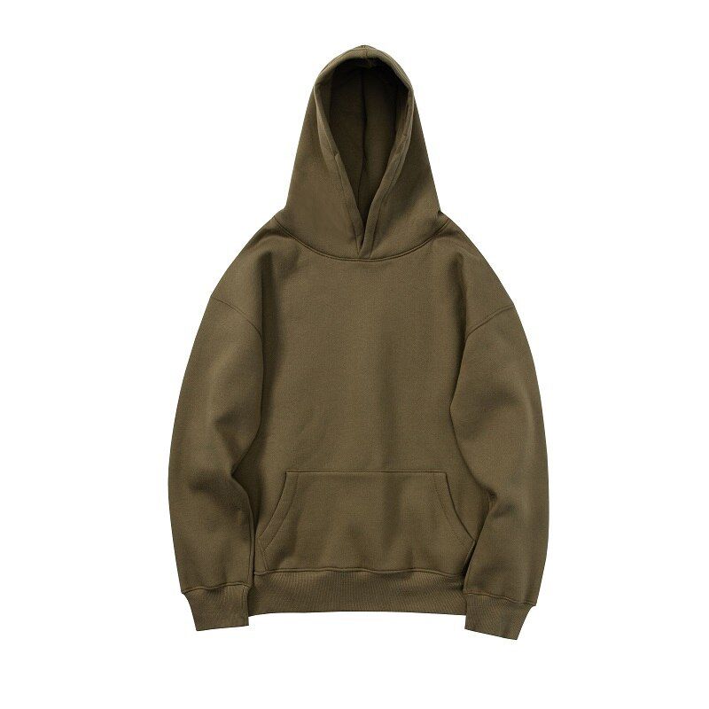 QoolXCWear Very good quality nice  hop hoodies with fleece WARM winter mens kanye west hoodie sweatshirt swag solid  pullover