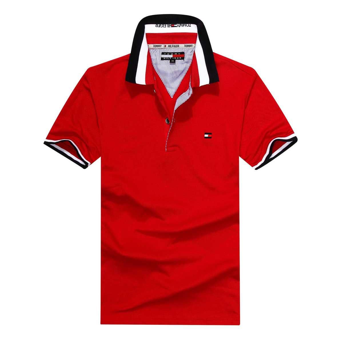 Men's Short Sleeve Polo Shirt Classic Logo Print T-shirt Sweatshirt Cotton Tee Summer T-shirt