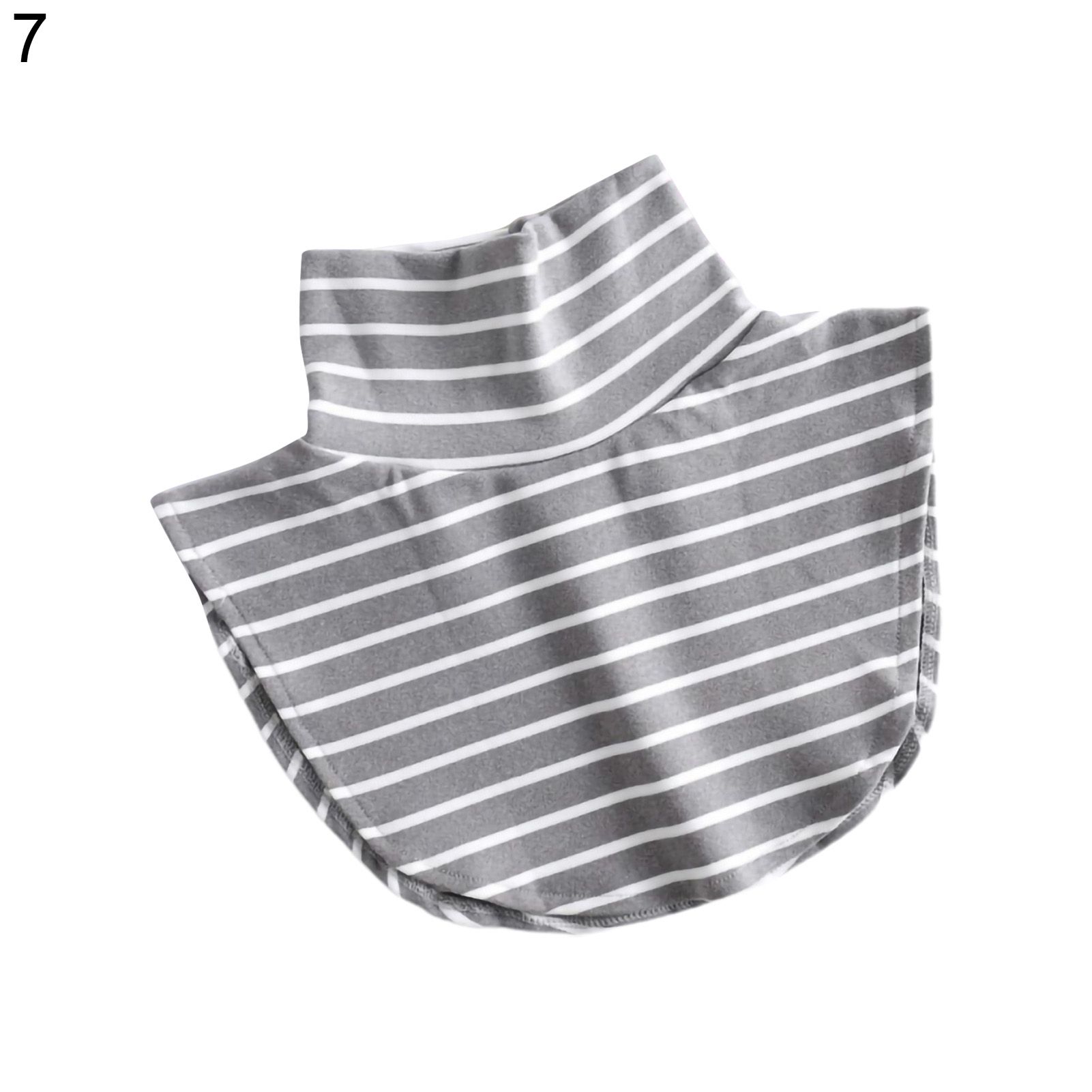 Warm Collar Dual-use Ladies Turtleneck Ribbed Knitted Fake Collar