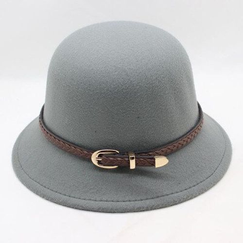 HANGYUNXUANHAO 2019 Retail Little Girls Fedora Hat Dome Cap Children Dress Hats Kids Caps Felt Felting Bowler Hat