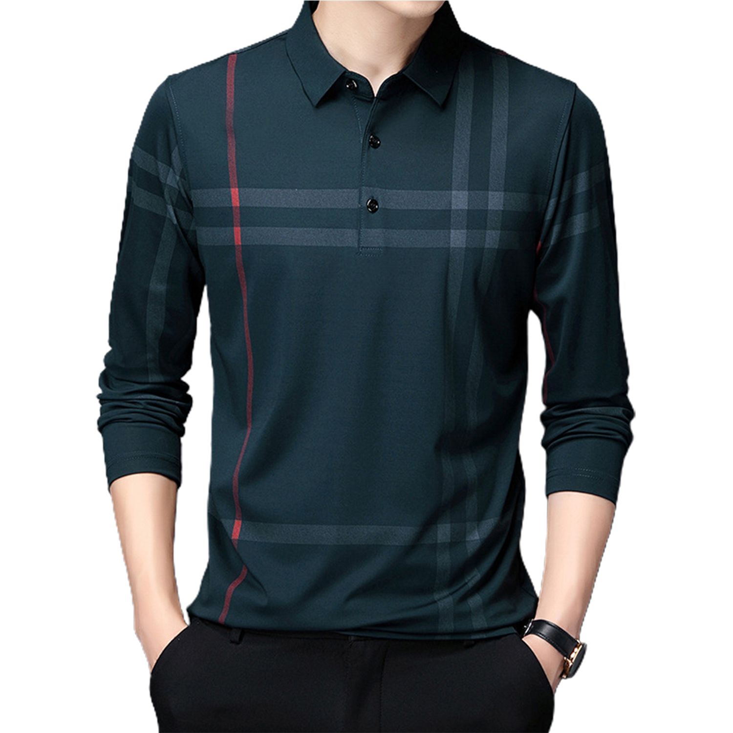 Spring Polo Shirt Comforle Wear-resistant Spring Shirt