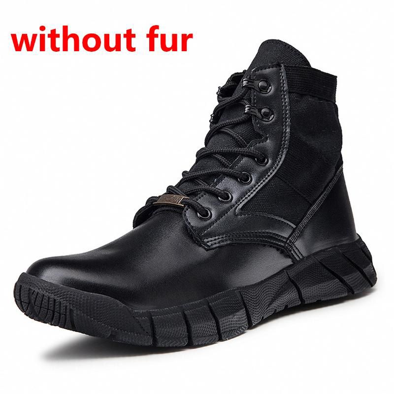 Fashion Men Winter Shoes Casual Mens Ankle Boots Winter Leather Boots Winter Sneakers For Men Winter Snow Boots Male Shoes