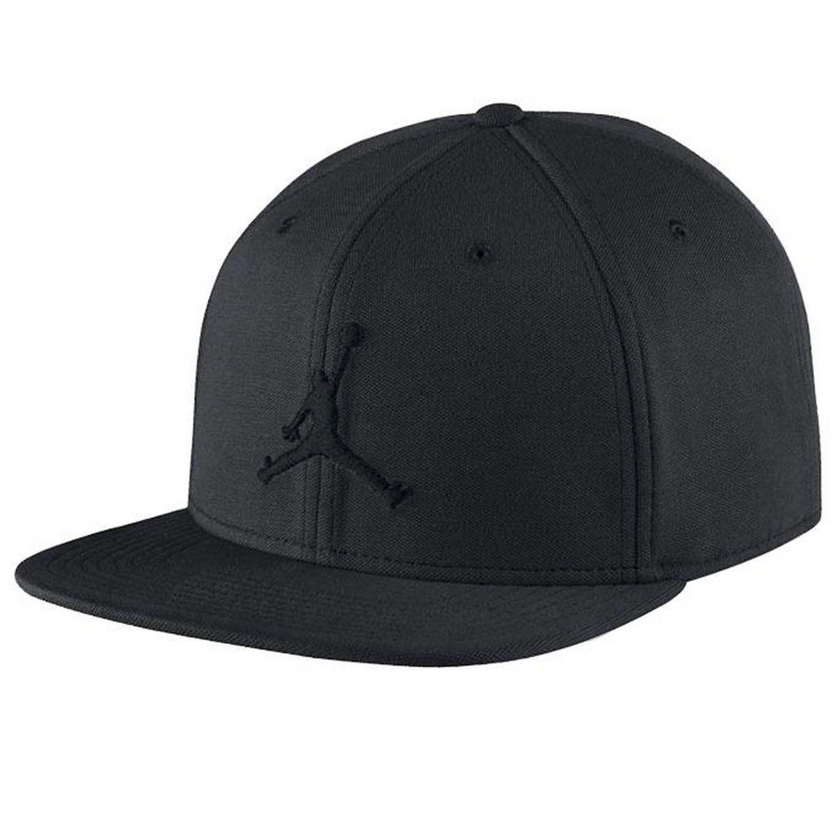 Black Cotton Jordan Cap For Men