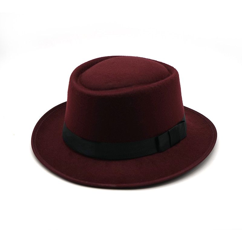 Fedora Hat Men Solid Wide Brim Hats Summer Outdoor Sun Hat Fedoras Cowboy Hats Summer Fashion Black Jazz Hat Mens Hats and Caps