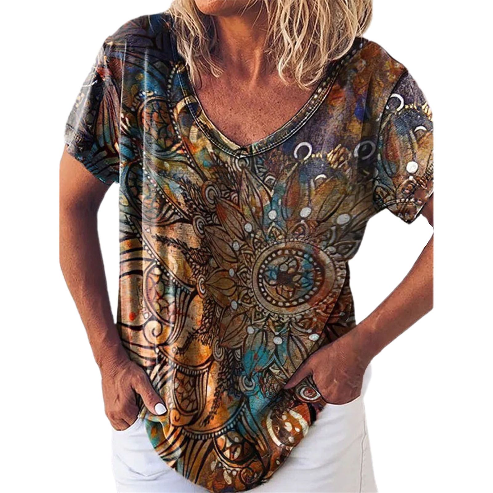 Casual Top All-match Loose Fit Summer T-shirts