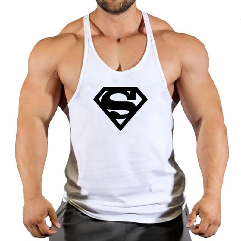 Gyms Workout Sleeveless Shirt Stringer TaTop Men Bodybuilding Clothing Fitness Mens Srtwear Vests Muscle Singlets