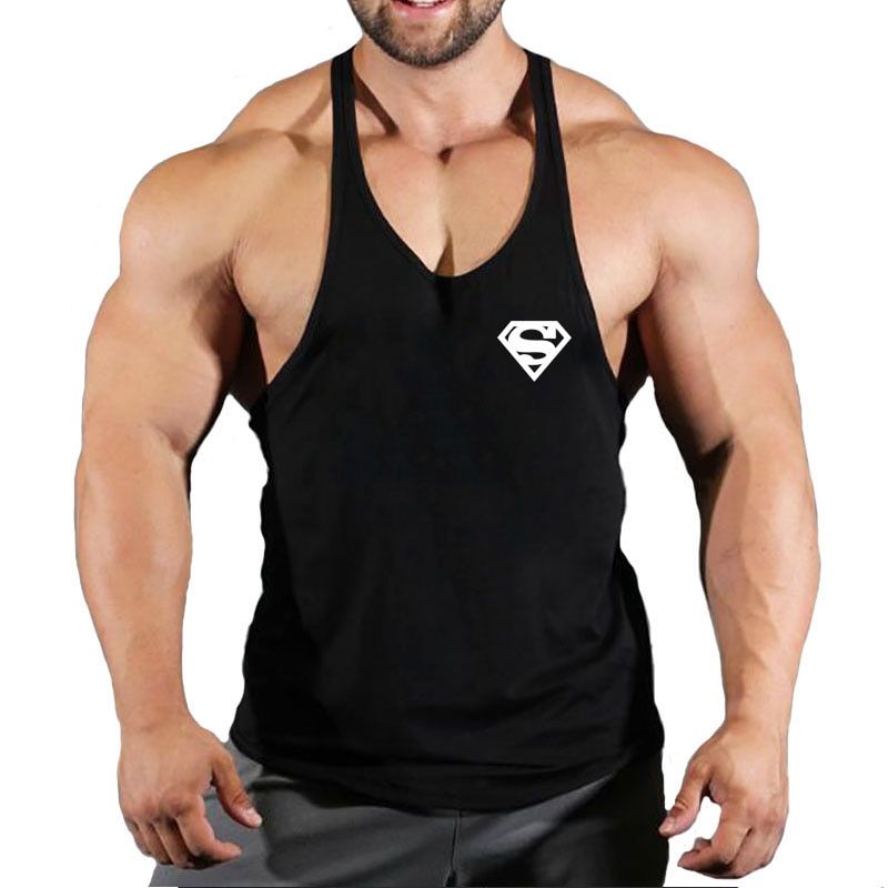Arrivals Bodybuilding stringer tatop male Cotton Gym sleeveless shirt men Fitness Vest Singlet srtswear workout tanktop