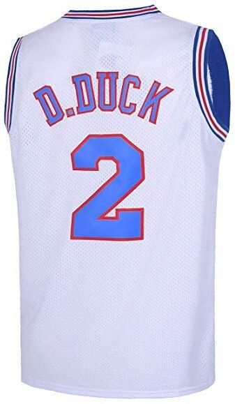 Team Cosplay Costumes Space-Jam Jersey Tune-Squad Basketball Jersey TaTop Shirts for Halloween Party Event Stitched Mesh