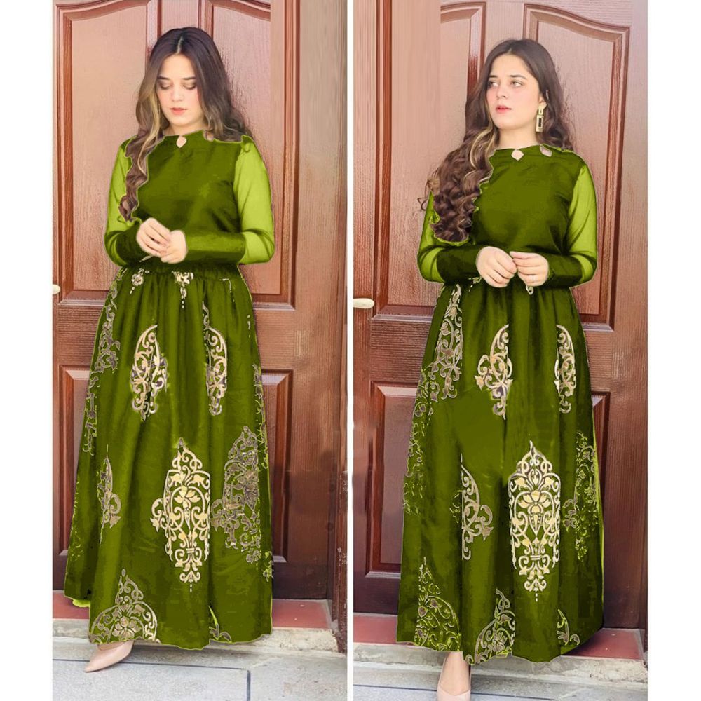 New Exclusive Ready made printed linen kurti for woman - 6