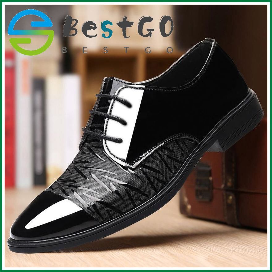 Plus Size 38-48 Men Leather Shoes Formal Shoes For Men Office Shoes Slip On Business Shoes